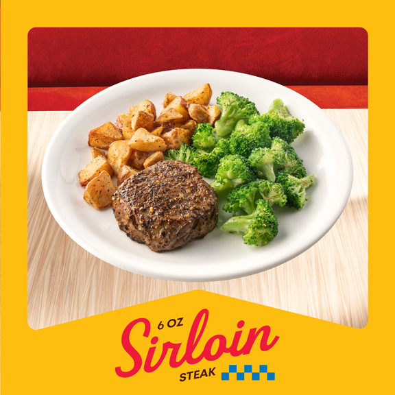 Denny's 6oz Sirloin Steak Dinner